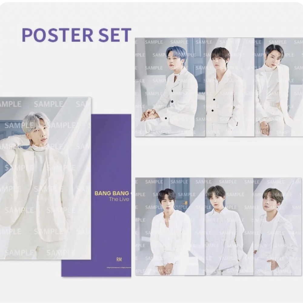 BTS BBC Bang Bang Con Poster Set